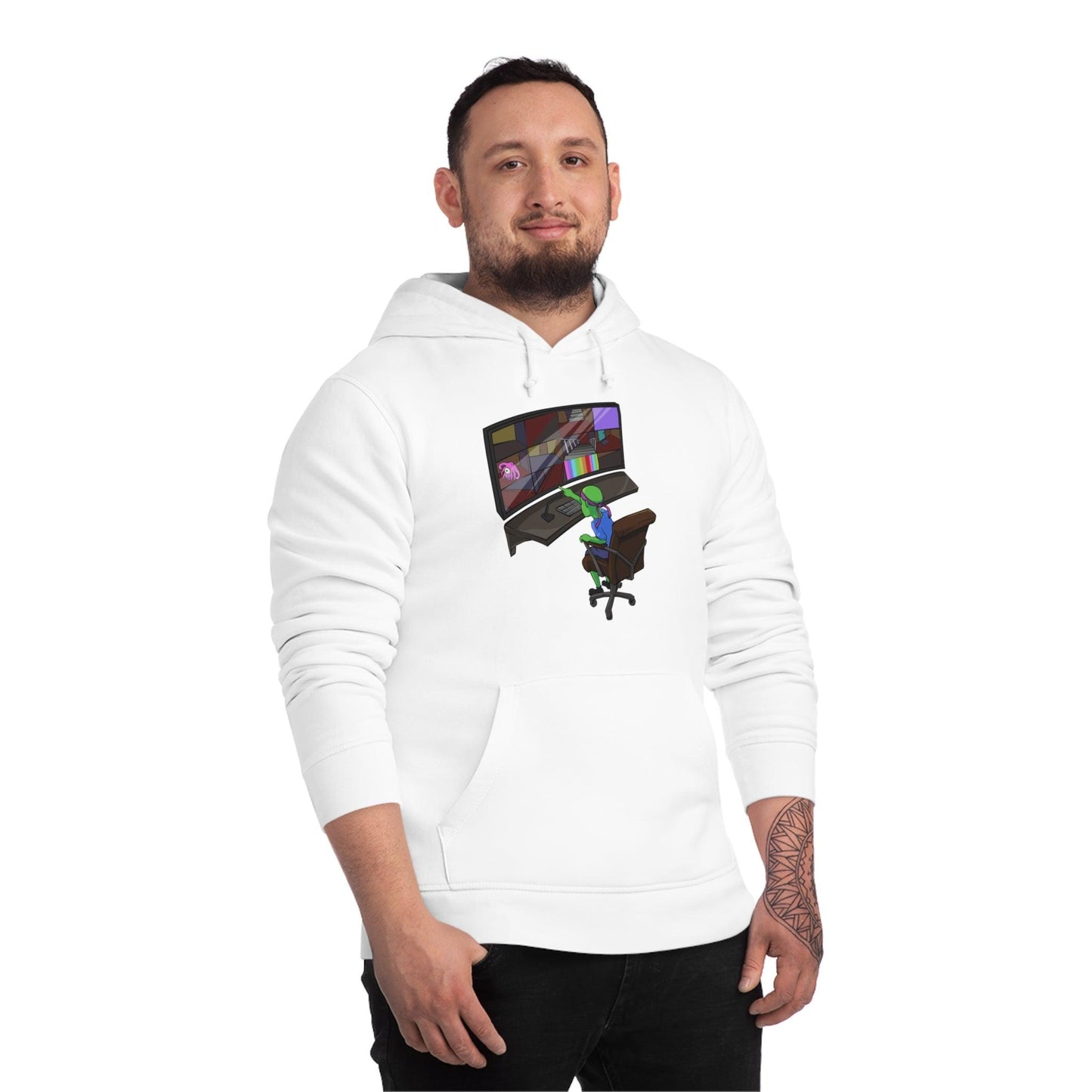 Sweat à capuche Adulte Surveillance - DiaboloStore