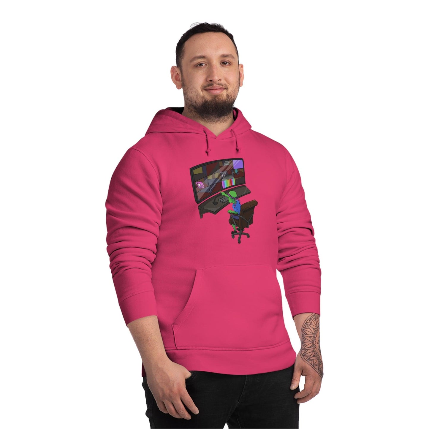 Sweat à capuche Adulte Surveillance - DiaboloStore
