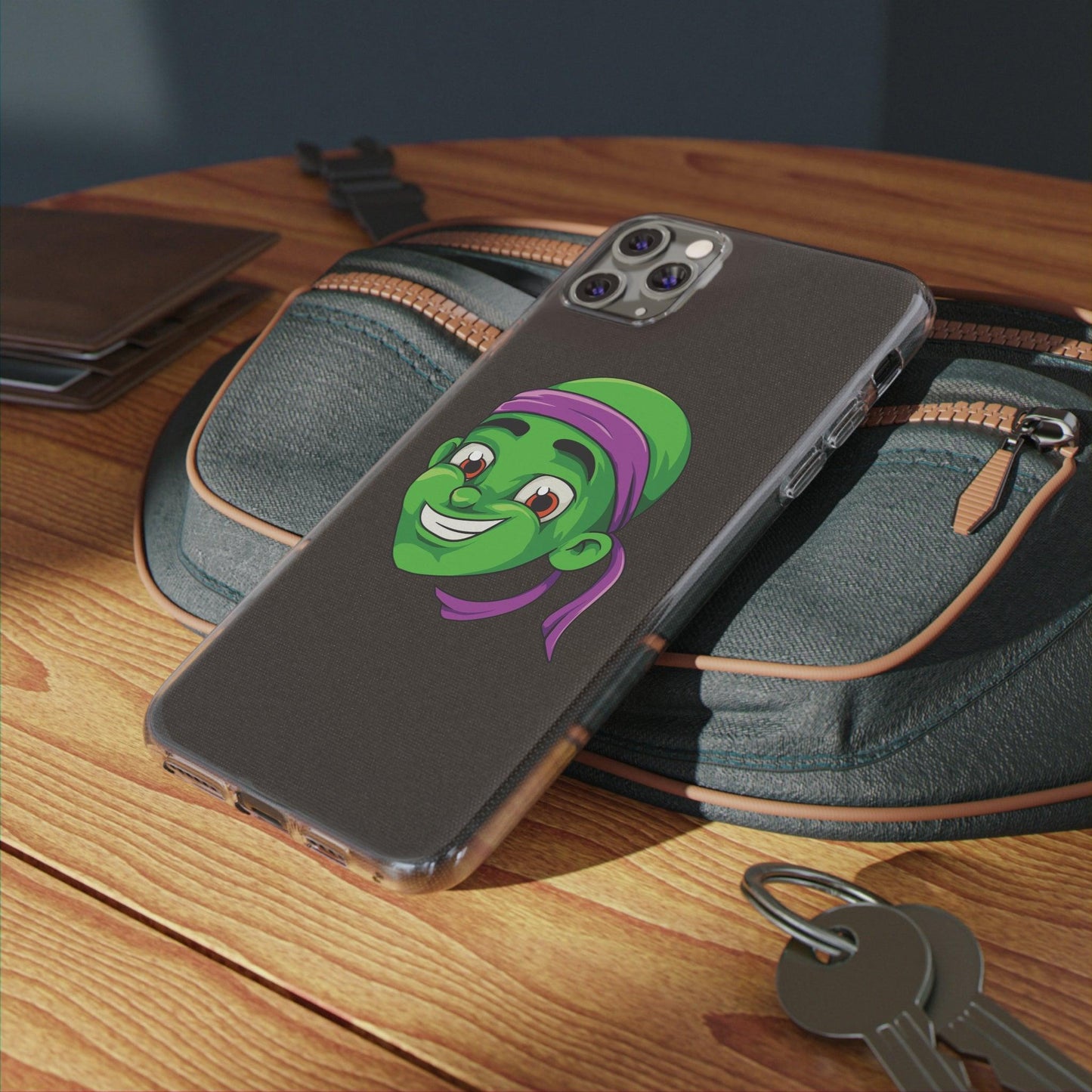 Coque iphone transparente Diabolo Head - DiaboloStore