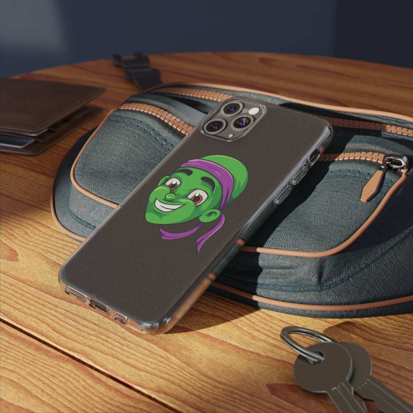 Coque iphone transparente Diabolo Head - DiaboloStore