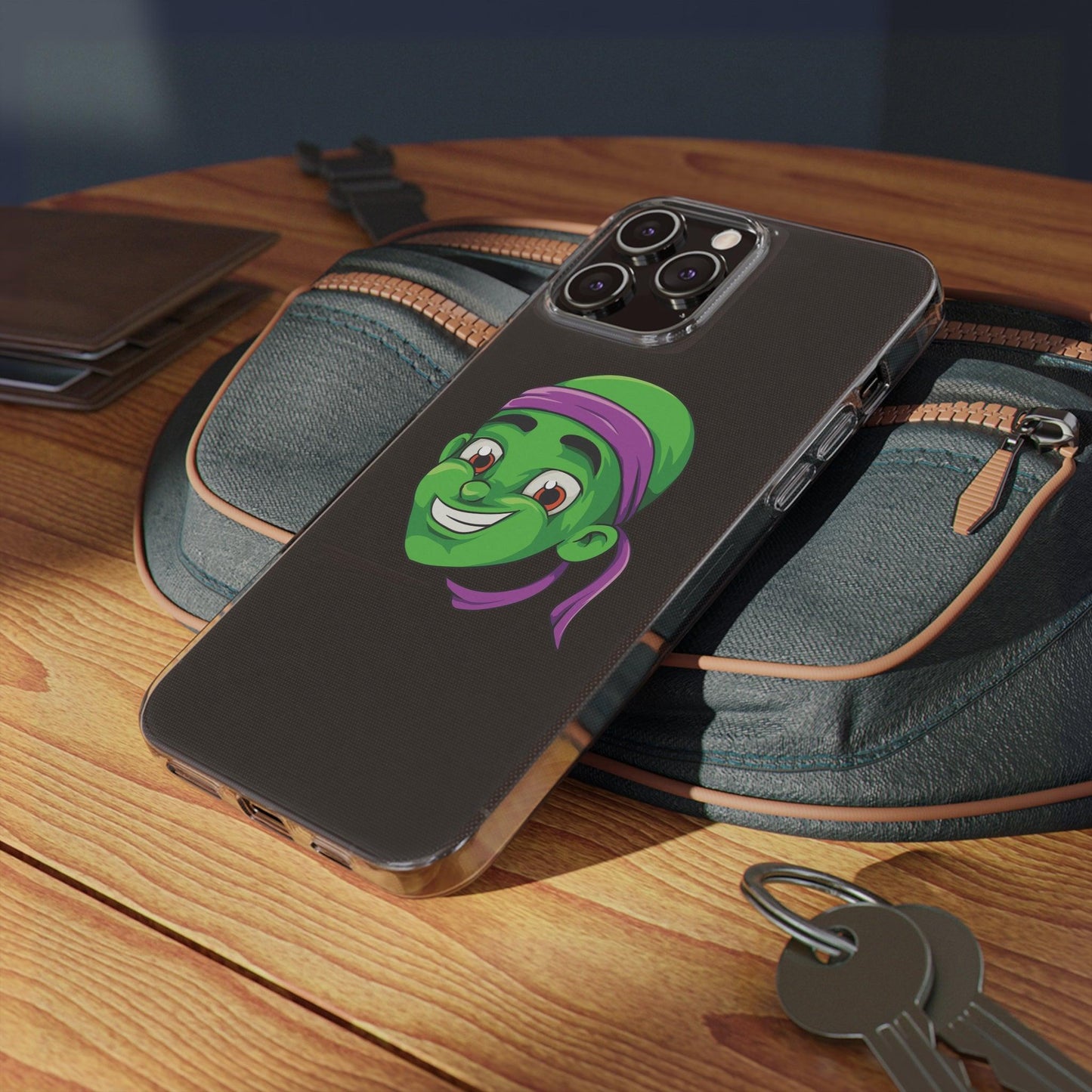 Coque iphone transparente Diabolo Head - DiaboloStore