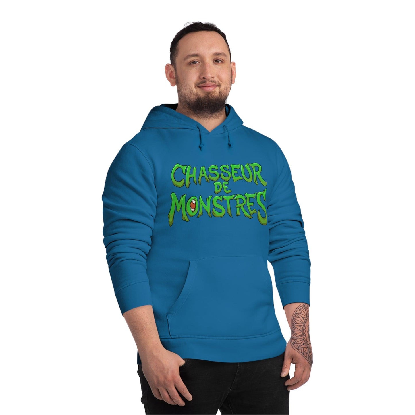 Sweat à capuche Adulte Chasseur de monstres - DiaboloStore