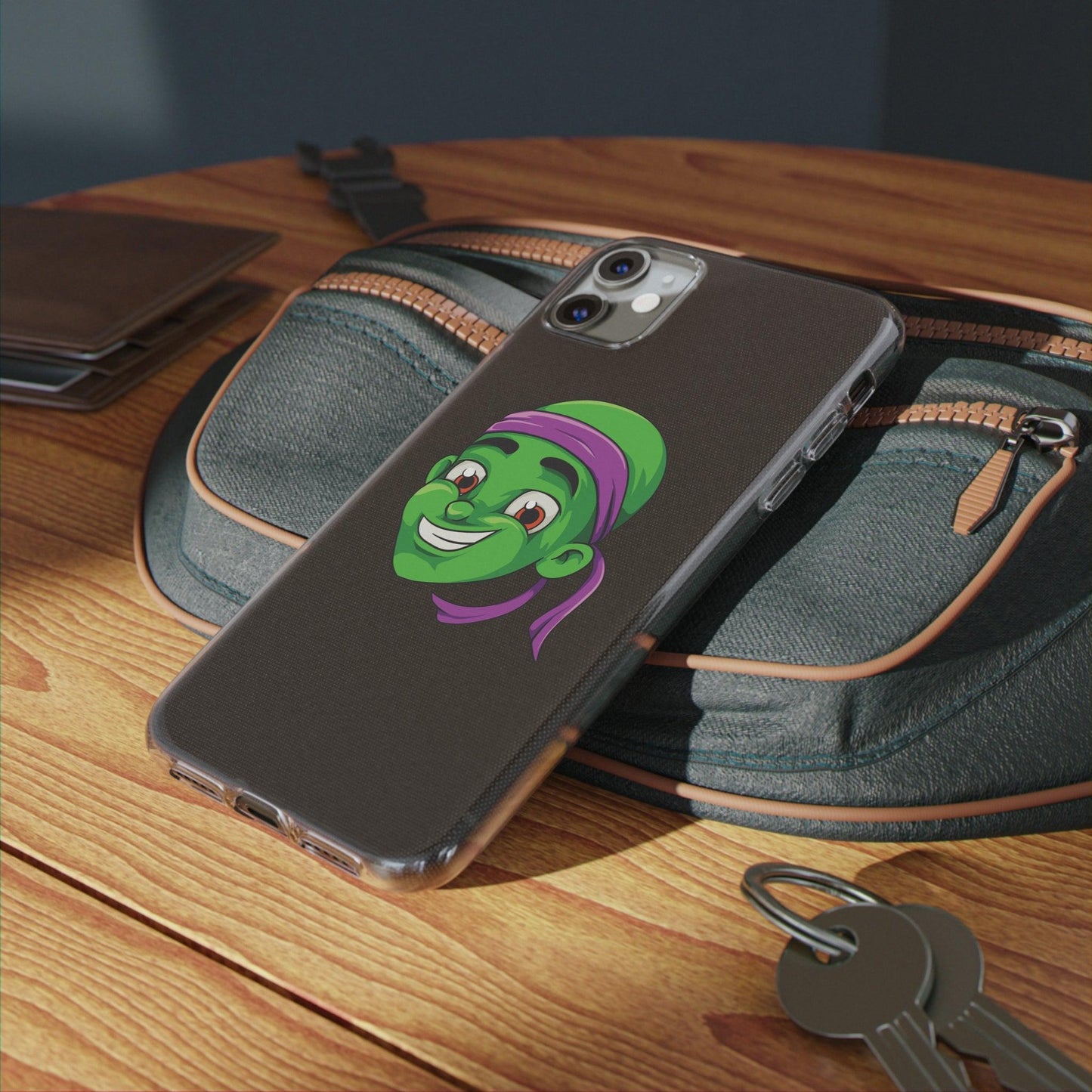 Coque iphone transparente Diabolo Head - DiaboloStore