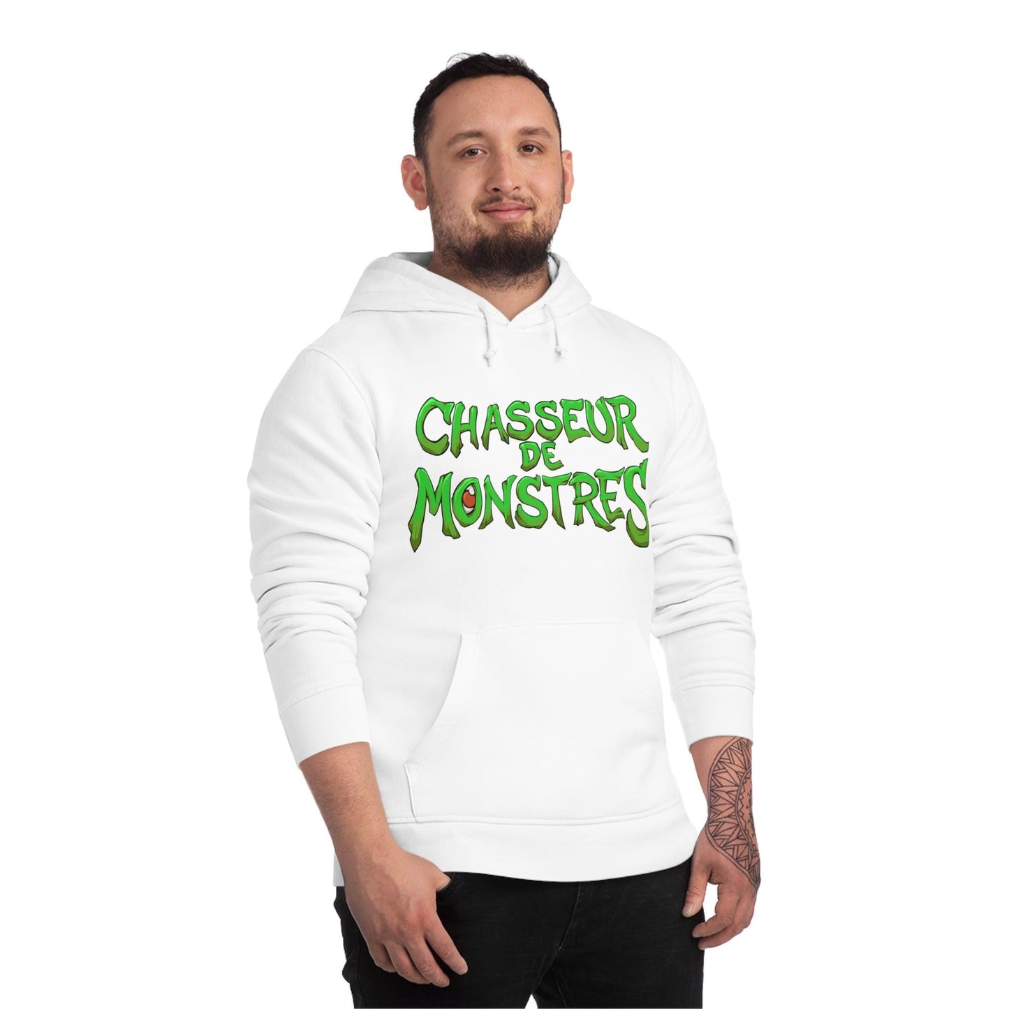 Sweat à capuche Adulte Chasseur de monstres - DiaboloStore
