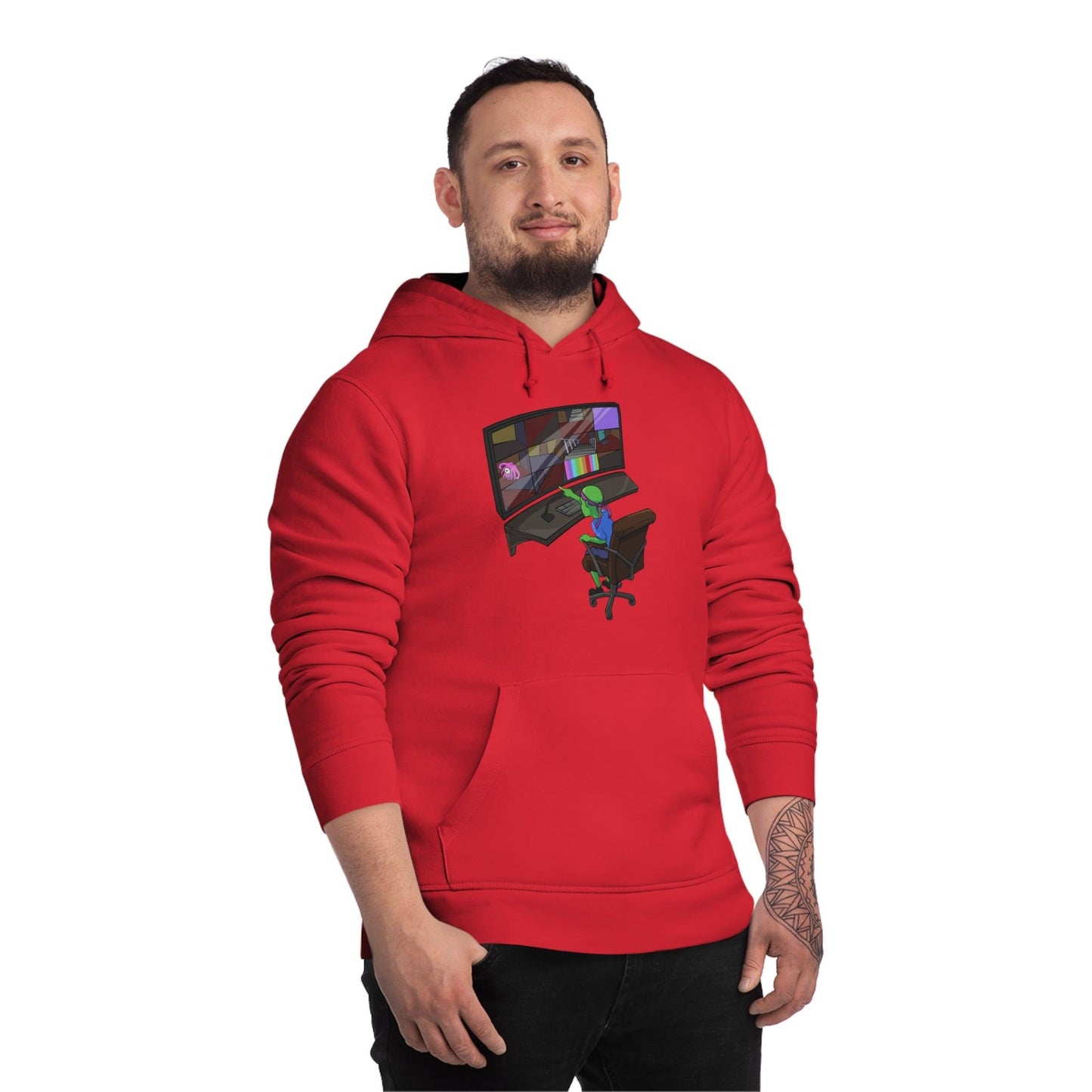 Sweat à capuche Adulte Surveillance - DiaboloStore